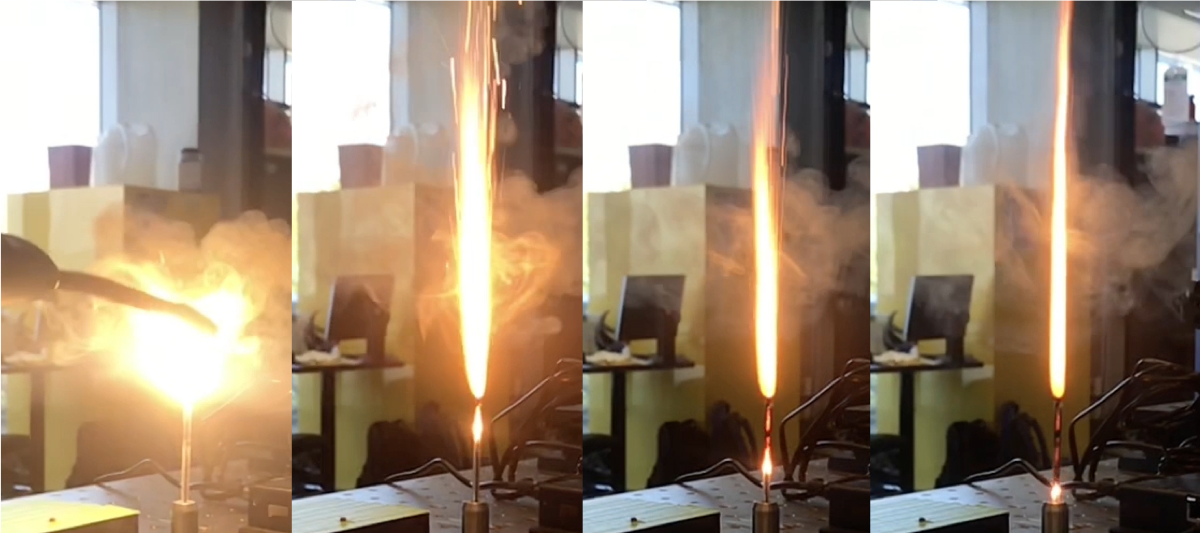 After the Paper: High speed microscopy of propellant combustion