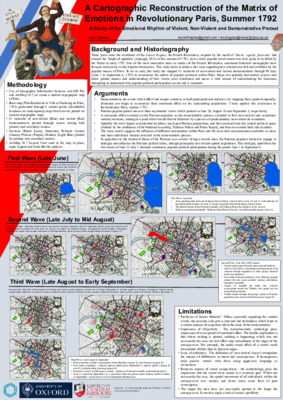 Leon Hughes: A cartographic reconstruction of the matrix of emotions in Revolutionary Paris, 1792