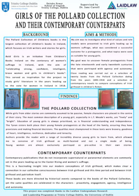 2018 Laidlaw Scholars - Deirdre Power - Research Poster