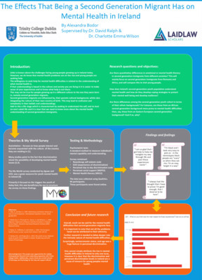 2019 Laidlaw Scholars - Alexandra Bodor - Research Poster