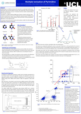 Multiple Ionisation of Pyrimidine Poster