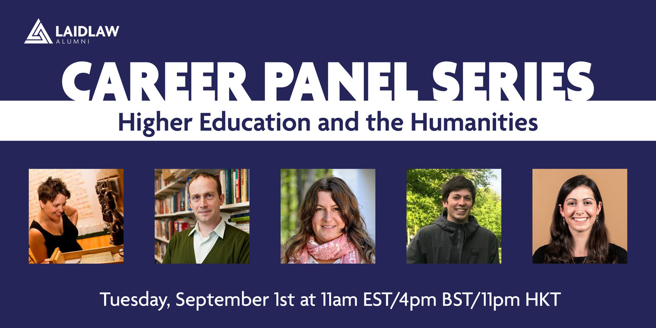 Career Panel Series: Higher Education and the Humanities 