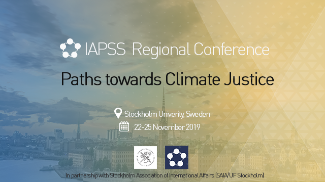 Call for Abstracts - International Association of Political Science Students (IAPSS) Regional Conference 2019: Paths towards Climate Justice
