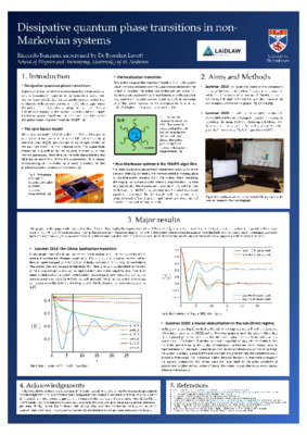 Dissipative Quantum Phase Transitions in non-Markovian systems 
