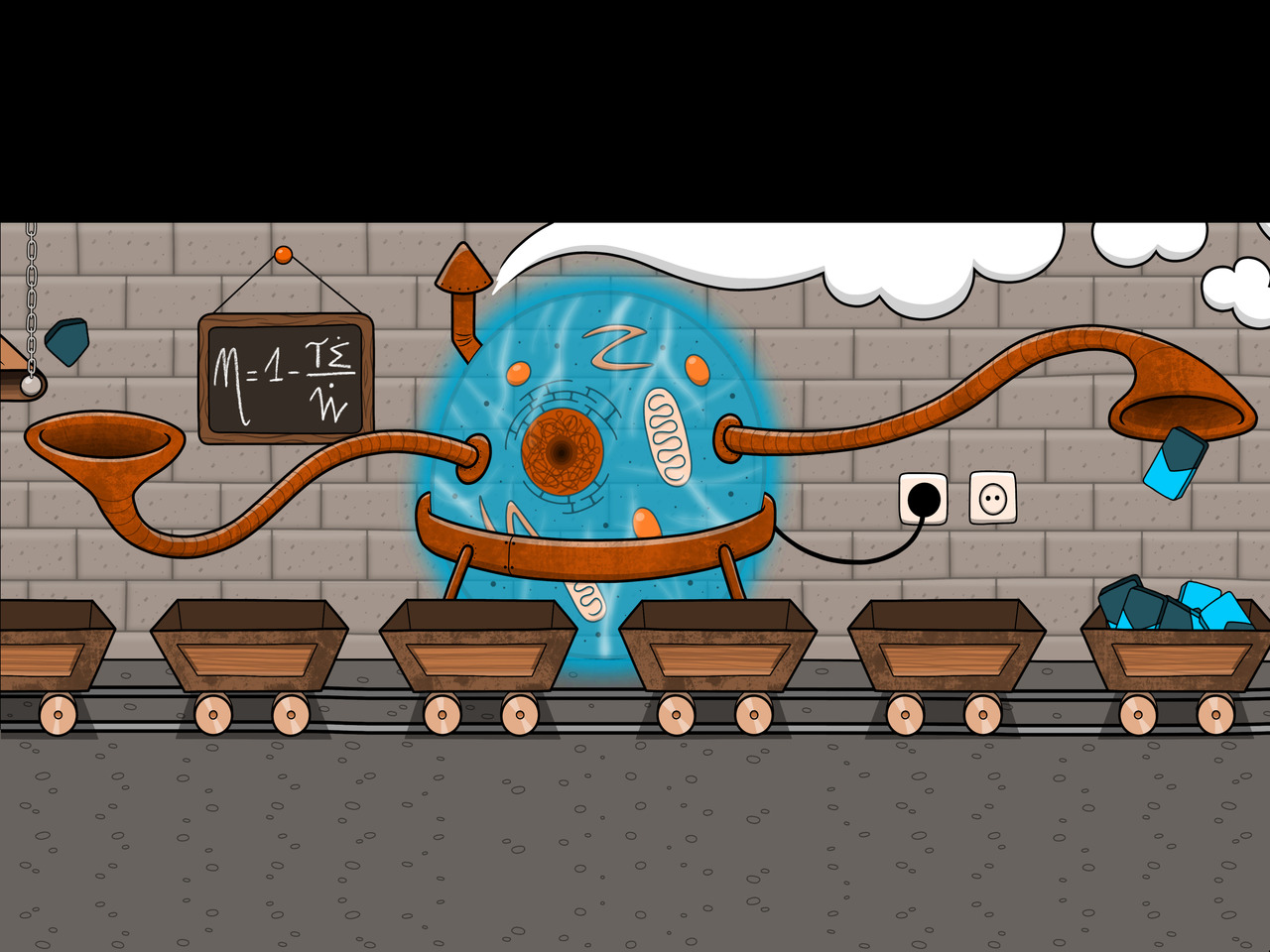 Chemical is the new thermal:  Thermodynamic efficiency in dissipative chemistry