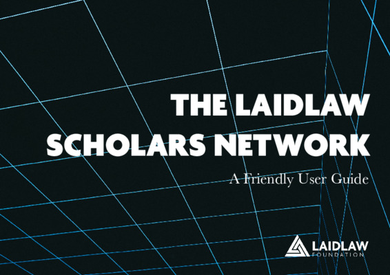 The Laidlaw Scholars Network Guide 