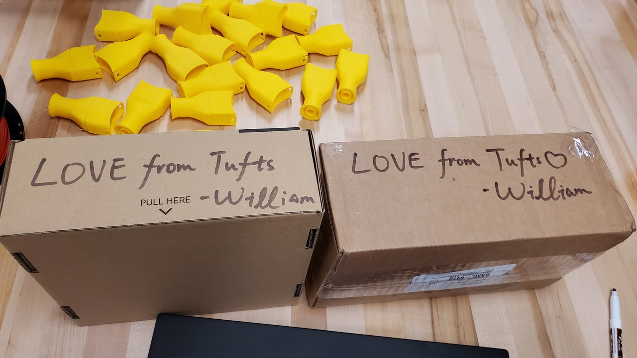 Tufts Laidlaw Scholar Repurposes Snorkeling Masks to Help Protect Medical Staff From COVID-19