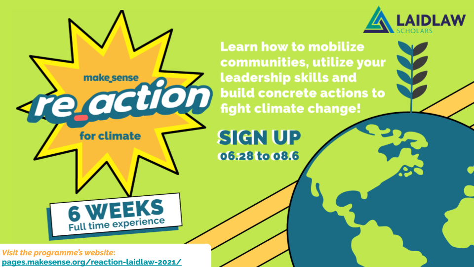Applications now OPEN for the re_action for climate Leadership-in-Action project