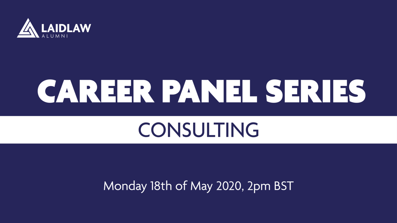 Career Panel Series: Consulting