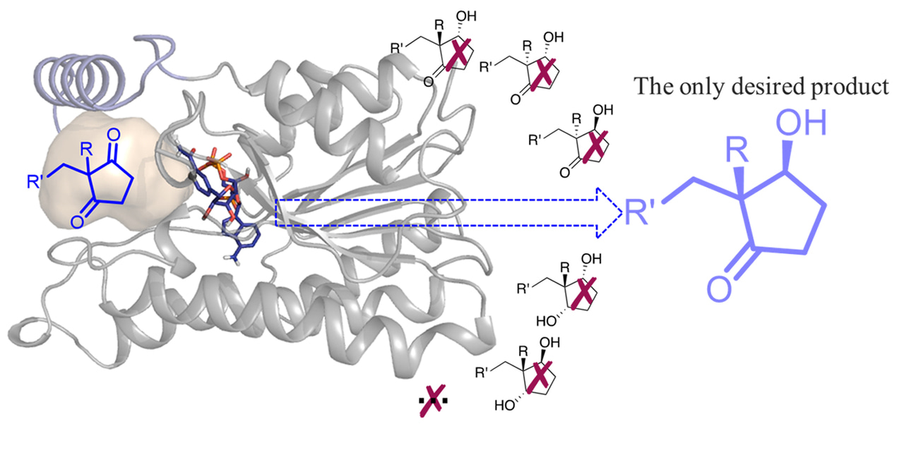 Two products-ten stereoisomers, how to get only one?