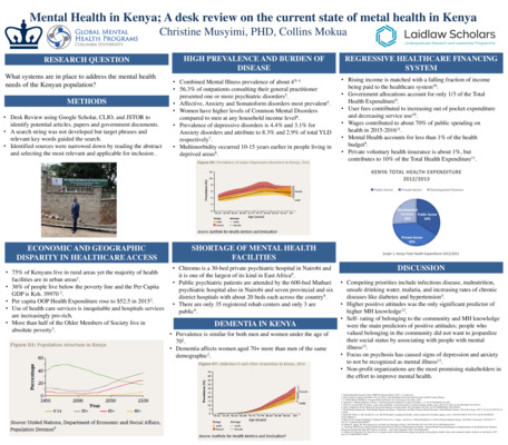 Mokua, Collins - Mental Health in Kenya