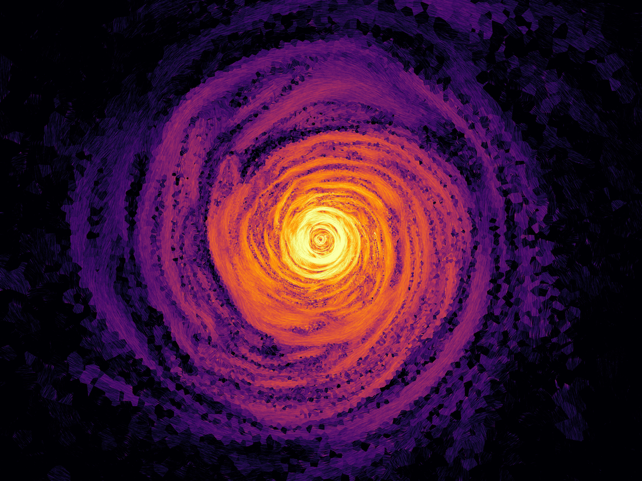 Birth of a magnetic star