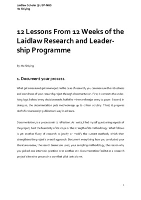 He Shiying_Reflection Report