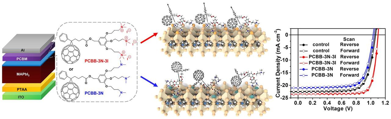 Exploitation of charged surface defects on halide perovskite beyond passivation