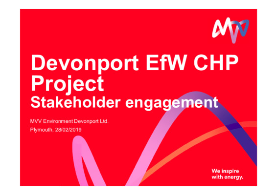 EfW 2019: Successful engagement 2: Devonport EFW CHP project