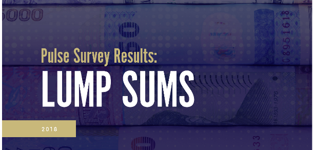 Lump Sums - Pulse Survey Report