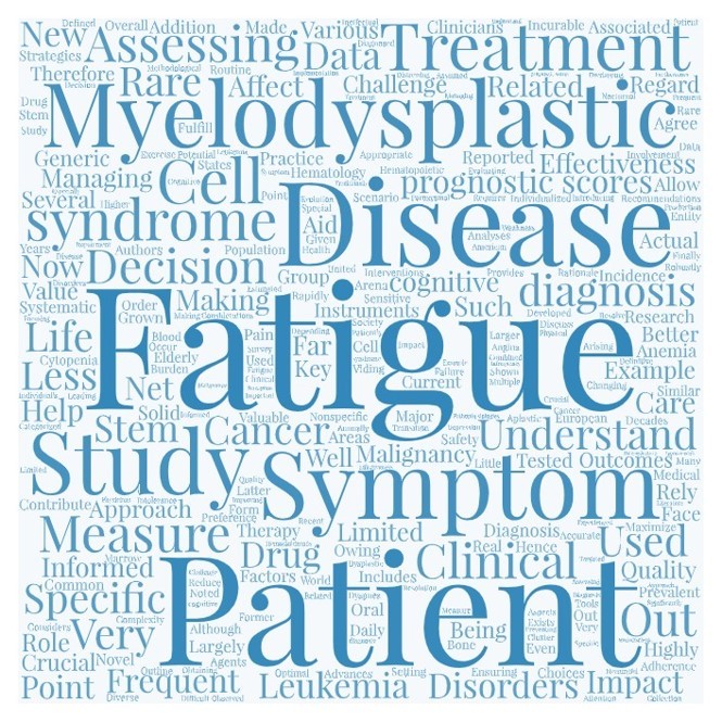 Capturing the burden of fatigue experienced by newly diagnosed patients with myelodysplastic syndromes