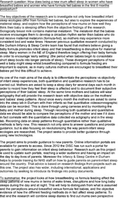 Original Research Proposal