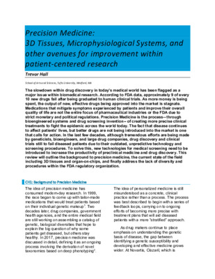Precision Medicine