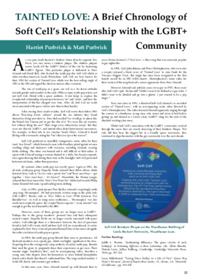 Exploring Perceptions of Queerness in 1980s Synth-Pop 