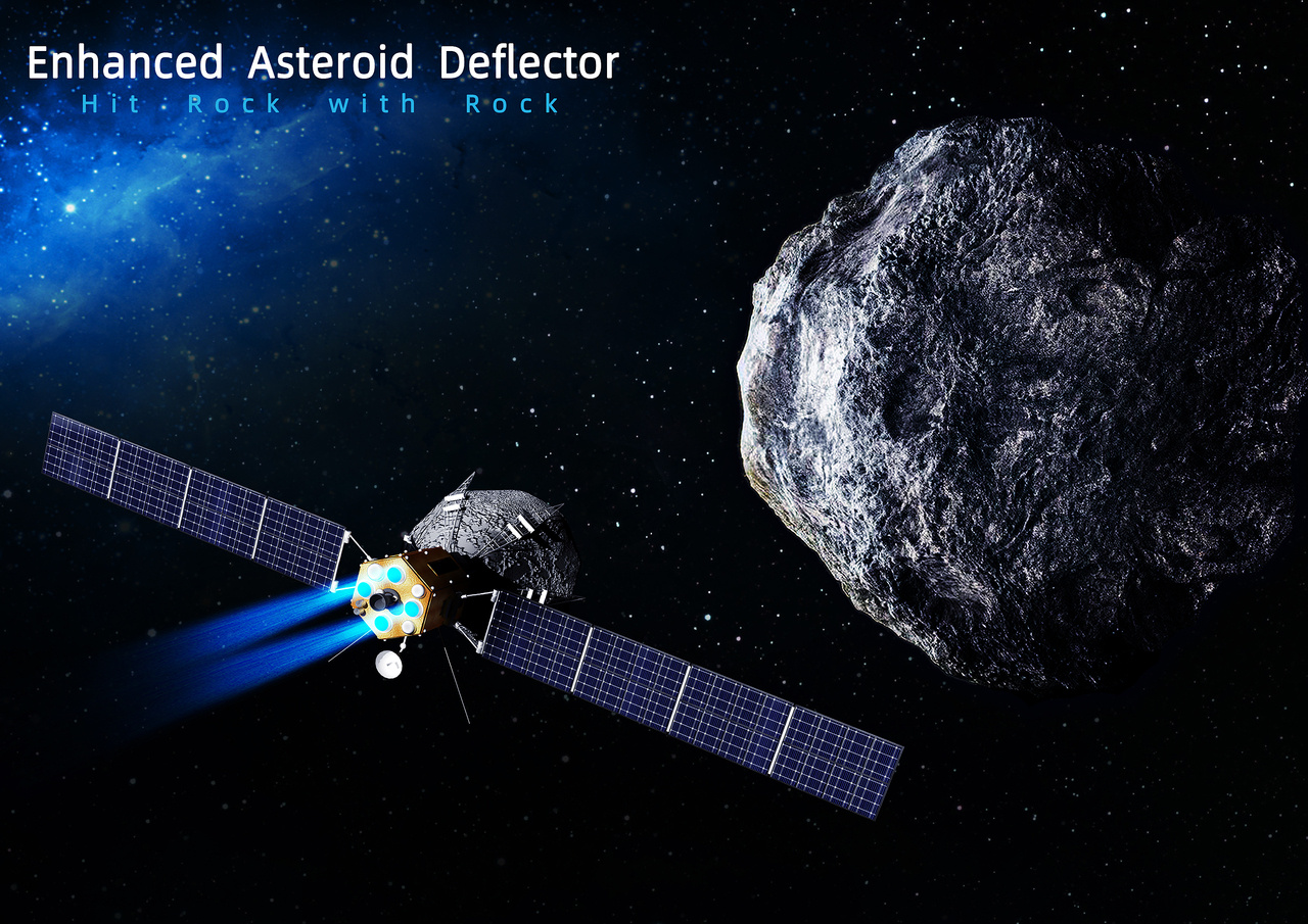 Enhanced Asteroid Deflector: Hit Rock with Rock