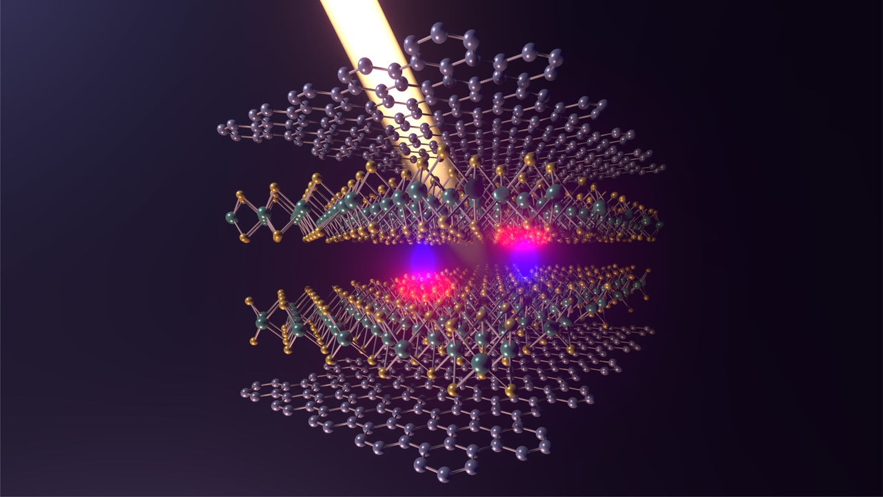 Giant Stark splitting of an exciton in bilayer MoS2