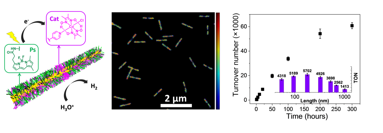 Polymer-based photocatalytic nanofibers for hydrogen production