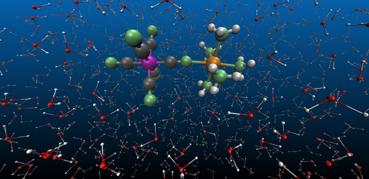 Solvent motions driving electron transfer - a molecular movie