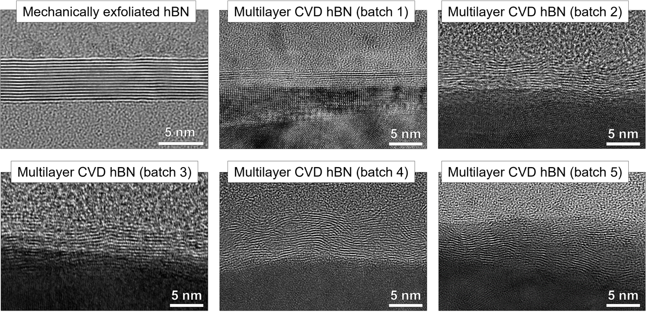 On the quality of commercial chemical vapour deposited hexagonal boron nitride
