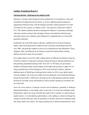 Laidlaw Research Report