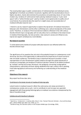 Eva Macdonald Research Proposal