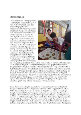 Leadership In Action Project Blog