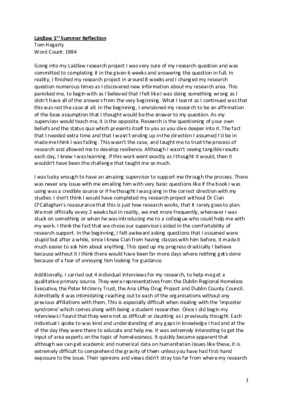 LL21 Reflection Piece- Tom Hegarty copy