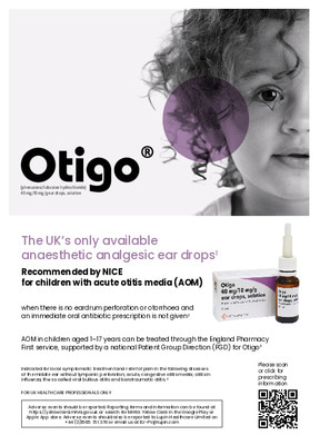 Otigo (phenazone/lidocaine hydrochloride)40 mg/10 mg/g Ear drops, Solution - Pharmacist Brochure
