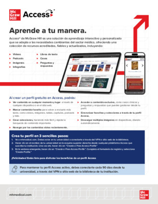 Crea tu perfil Access 