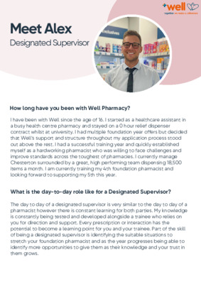 Spotlight on our Foundation Programme: Meet Alex