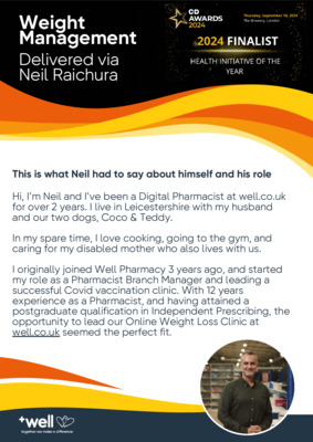 Weight Management: C+D Awards Shortlist