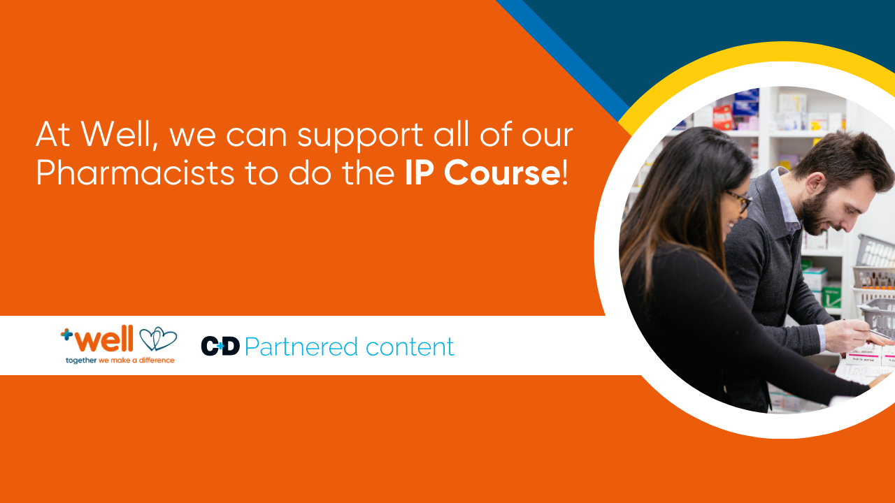 Calling all Pharmacists: We can support you to do the IP Course!
