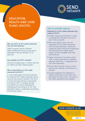 Education, Health and Care Plans (EHCPs)