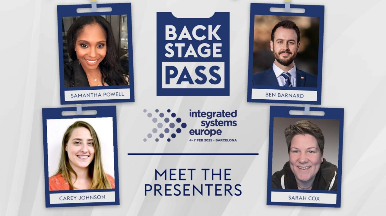 Meet the AVIXA TV at ISE 2025 Presenters | Backstage Pass: ISE 2025