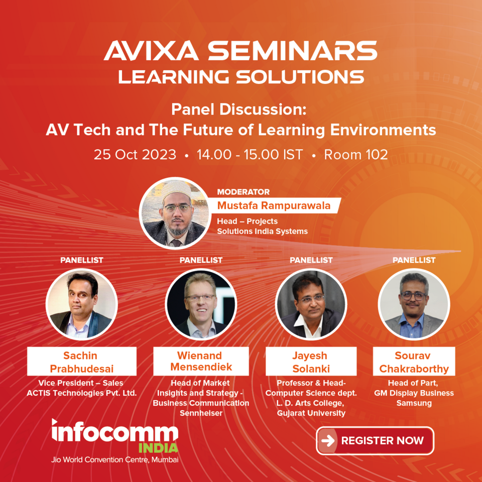 Day1 | AVIXA Seminars | InfoComm India 2023