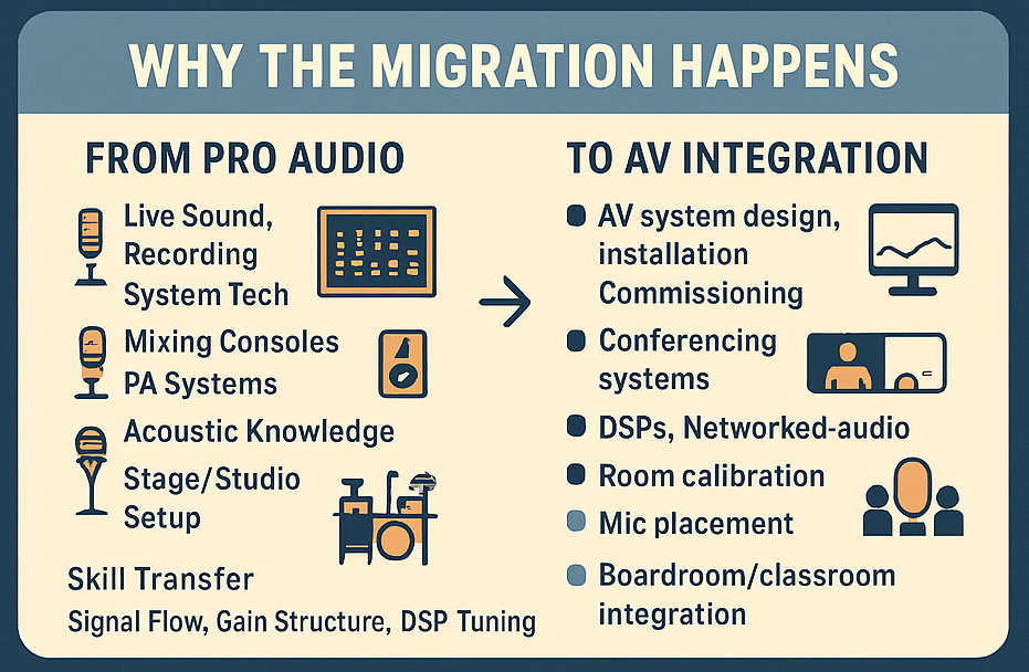 Breaking Boundaries for the Sound Engineers to AV Industry