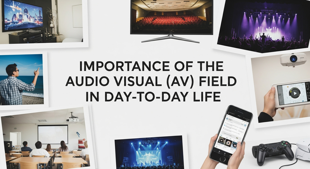Importance of the Audio Visual (AV) Field in Day-to-Day Life