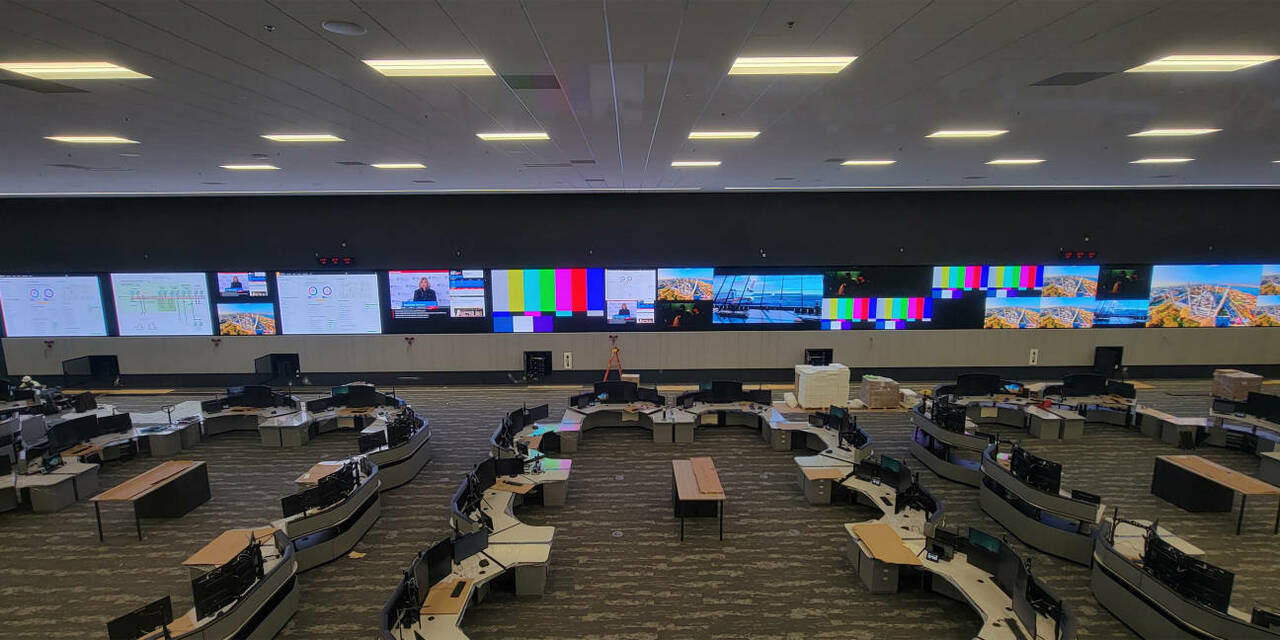 Nearly 200-Foot Wide Fine Pitch LED Video Wall Dominates Ontario Control Room