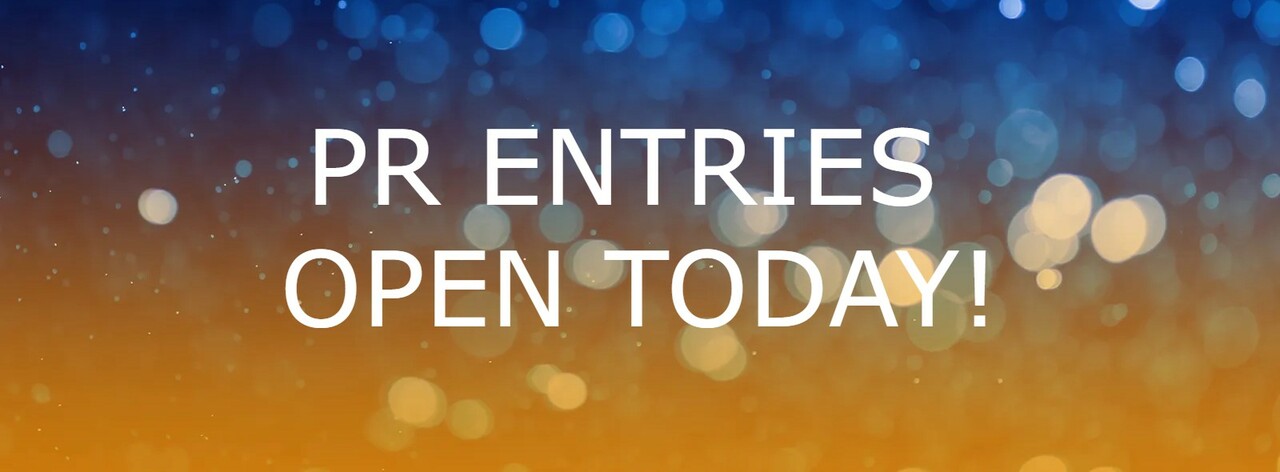 PR categories now open for entries!