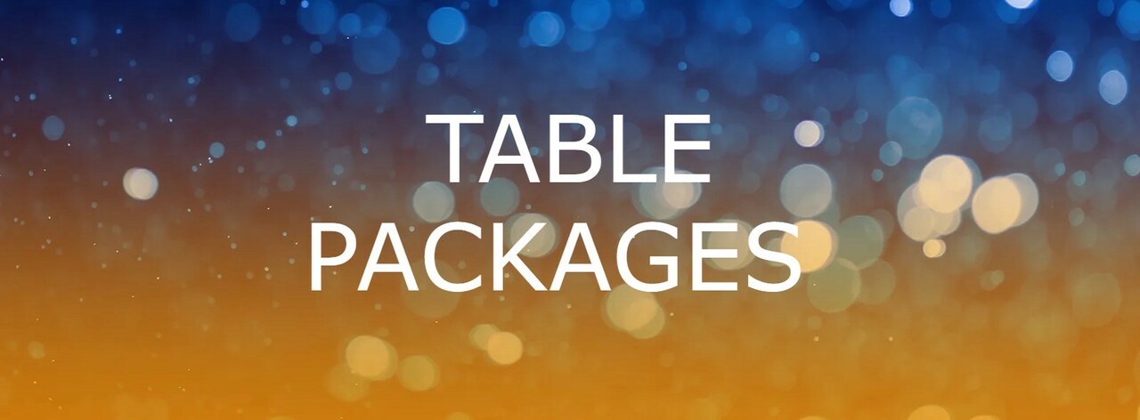 Book a table & join us on Awards night!