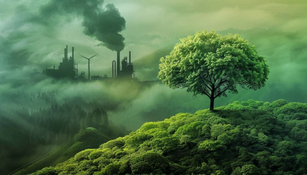What does Greenwashing mean?