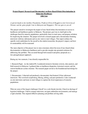 Laidlaw Final Project Report