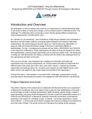 LiA 2023: Project Report 