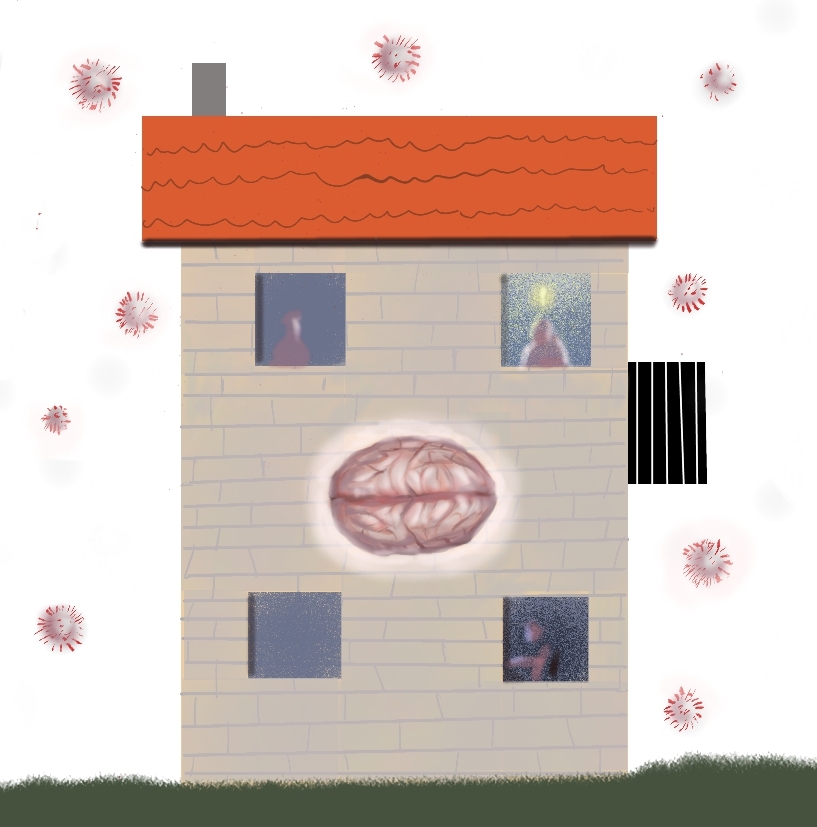 Housing environment and mental health of Europeans in times of lockdowns 